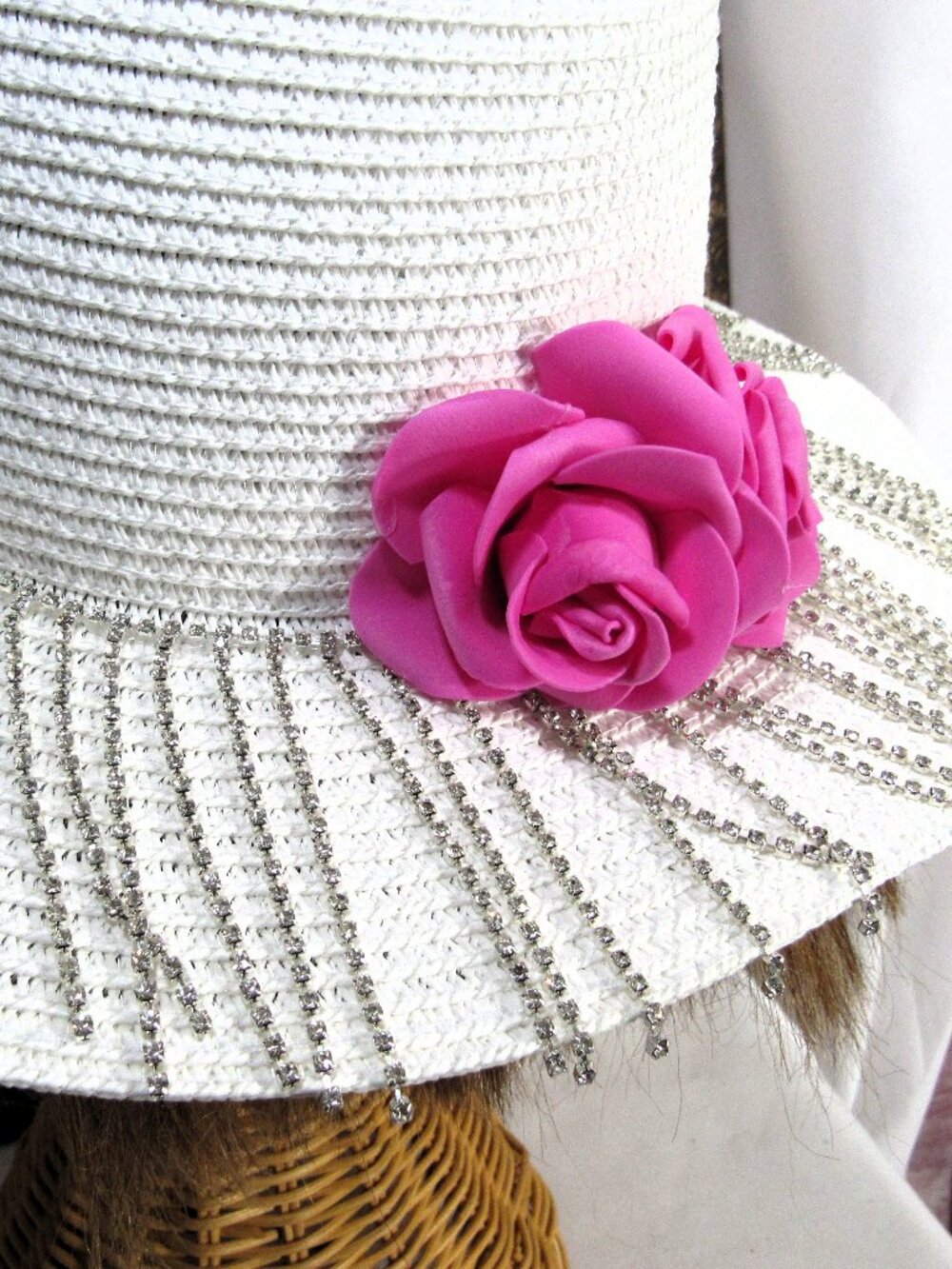 PARTY DANCING FESTIVAL FEDORA HAT + RHINESTONE FRINGE